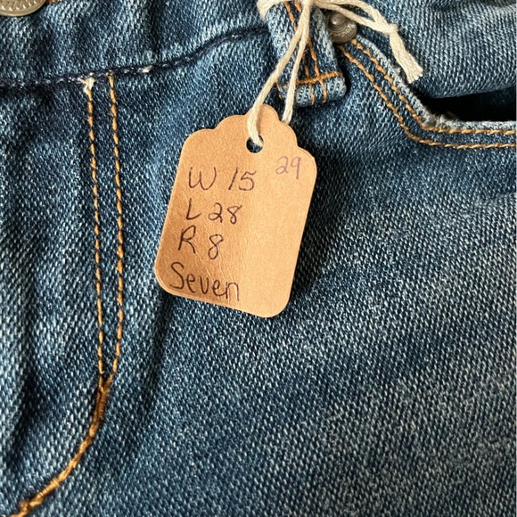 Seven7 Medium Wash Jeans Mid Rise Women’s Size 29 - Picture 5 of 15